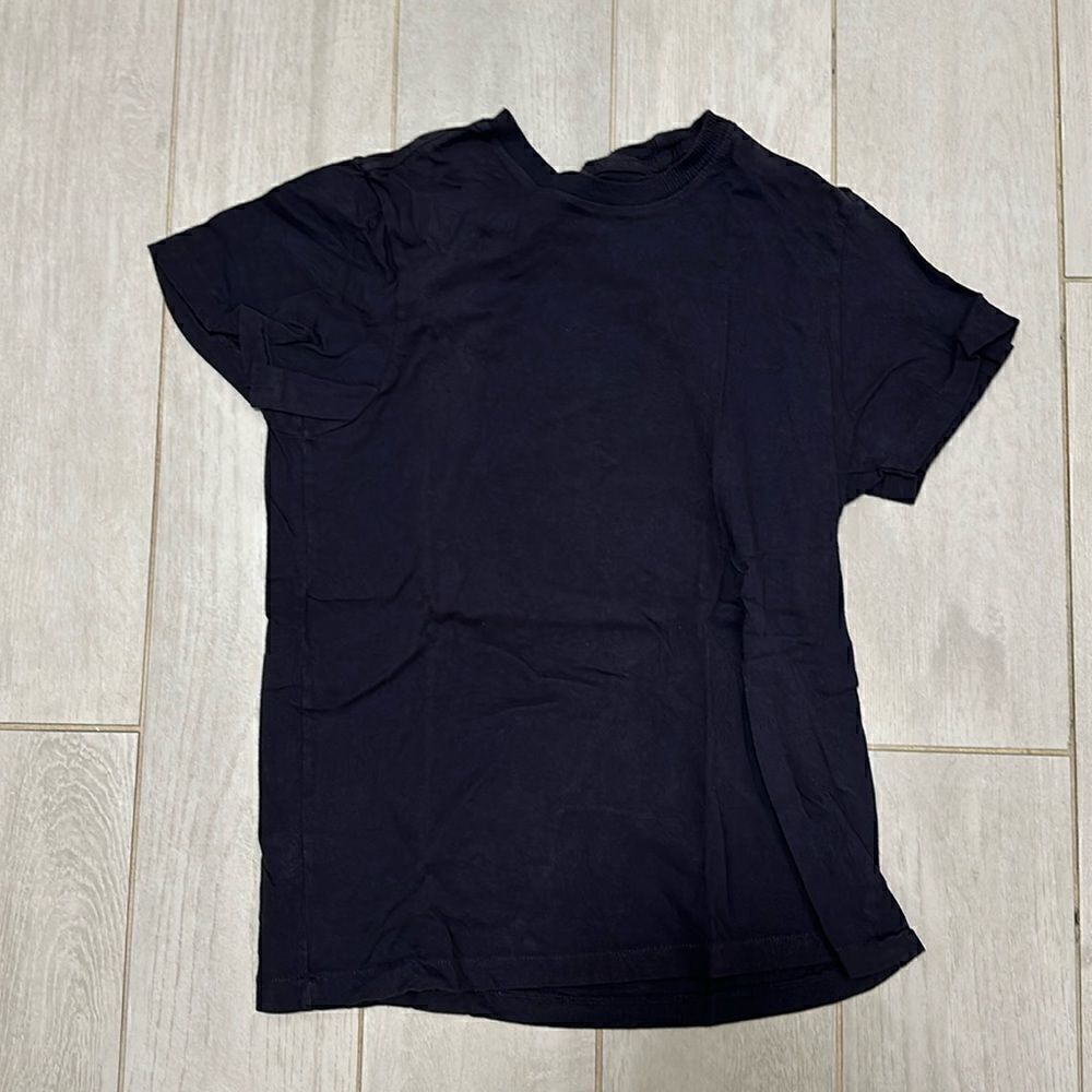 Set active Small New cotton blue tee shirt